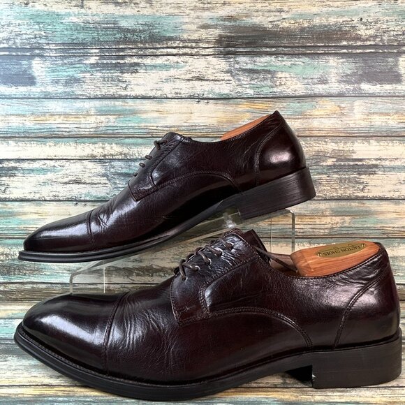 Dahlin By Eberstal Oxfords Mens Size 13 Brown Leather Plain Cap Toe Dress Shoes main image 13